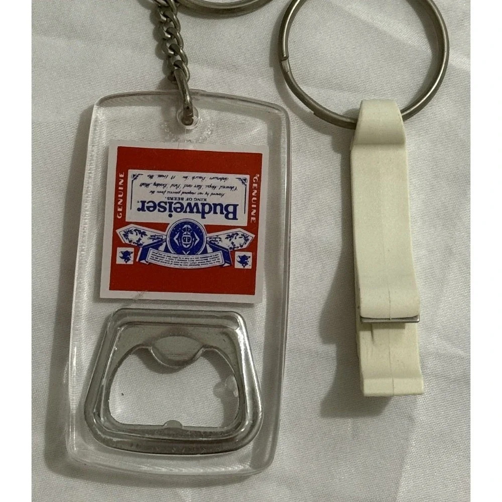Lot of 6 Beer & Misc. Bottle Opener‎ Keychains
